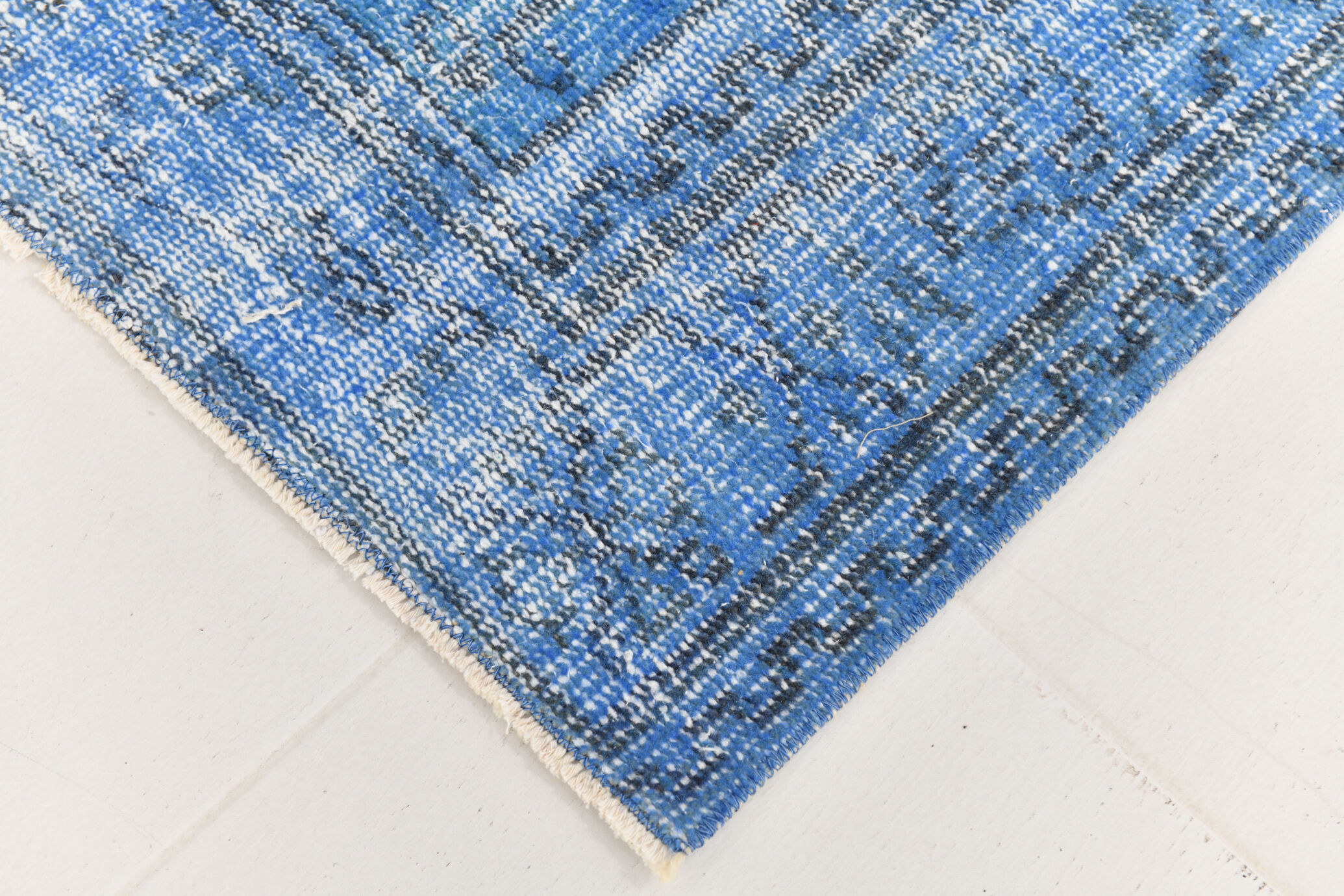 2x6 soft blue vintage runner rug, 53x198cm