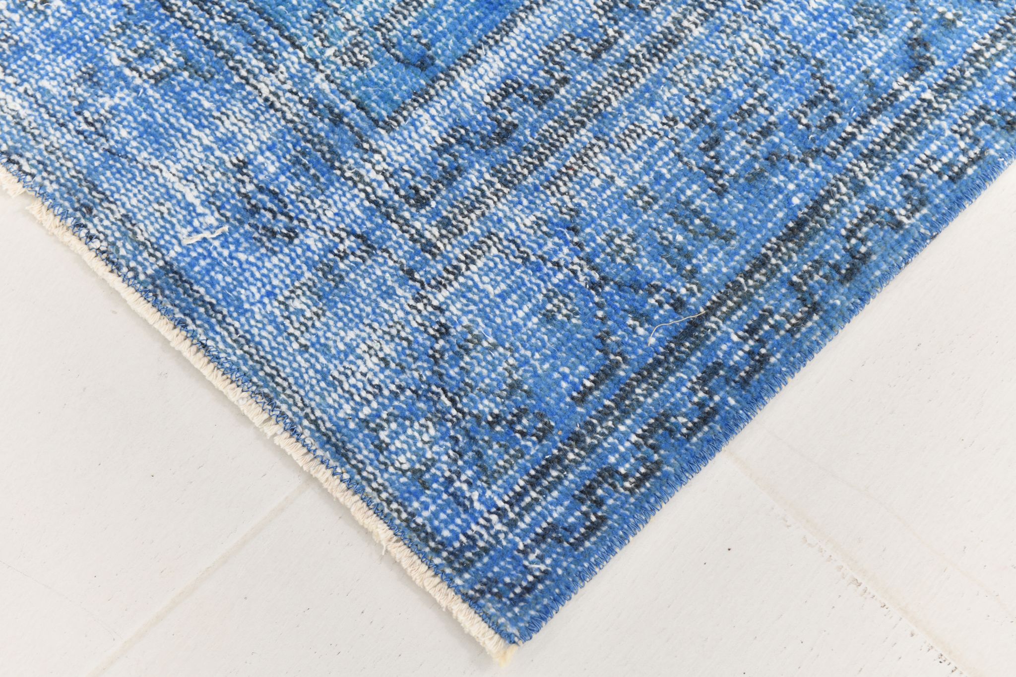 2x6 soft blue vintage runner rug, 53x198cm