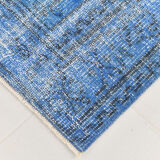2x6 soft blue vintage runner rug, 53x198cm