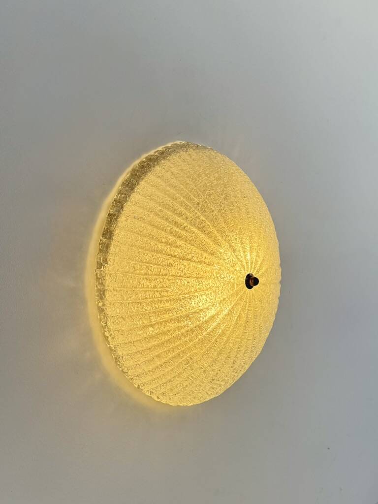 Vintage XL Murano glass wall light, Italy, 1970.