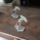 Pair of coat hooks old brothers Chapus limoges