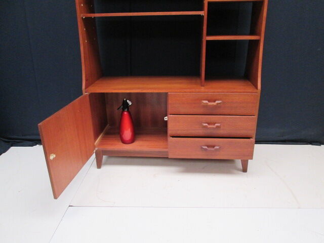 Library teak vintage double sided