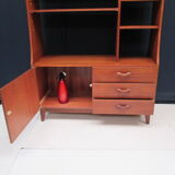 Library teak vintage double sided