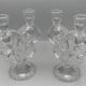 Pair of vannes crystal candelabra, 1960s decoration