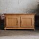 Ardennes-style 2-door chest of drawers in solid oak