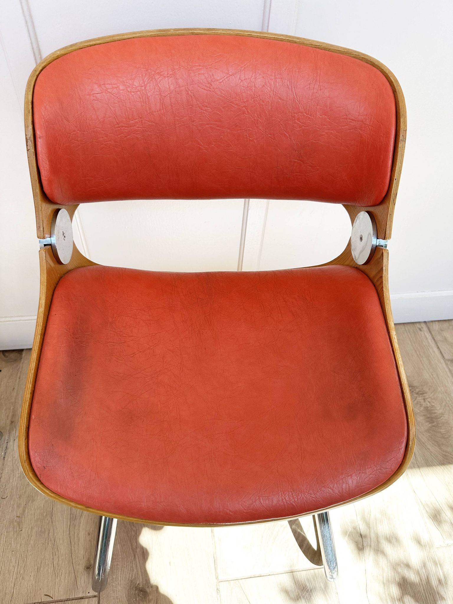 Suite of four space age chairs, 60s