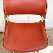 Suite of four space age chairs, 60s