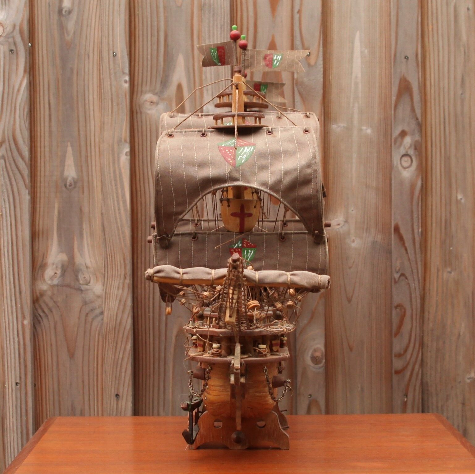 Model wooden boat