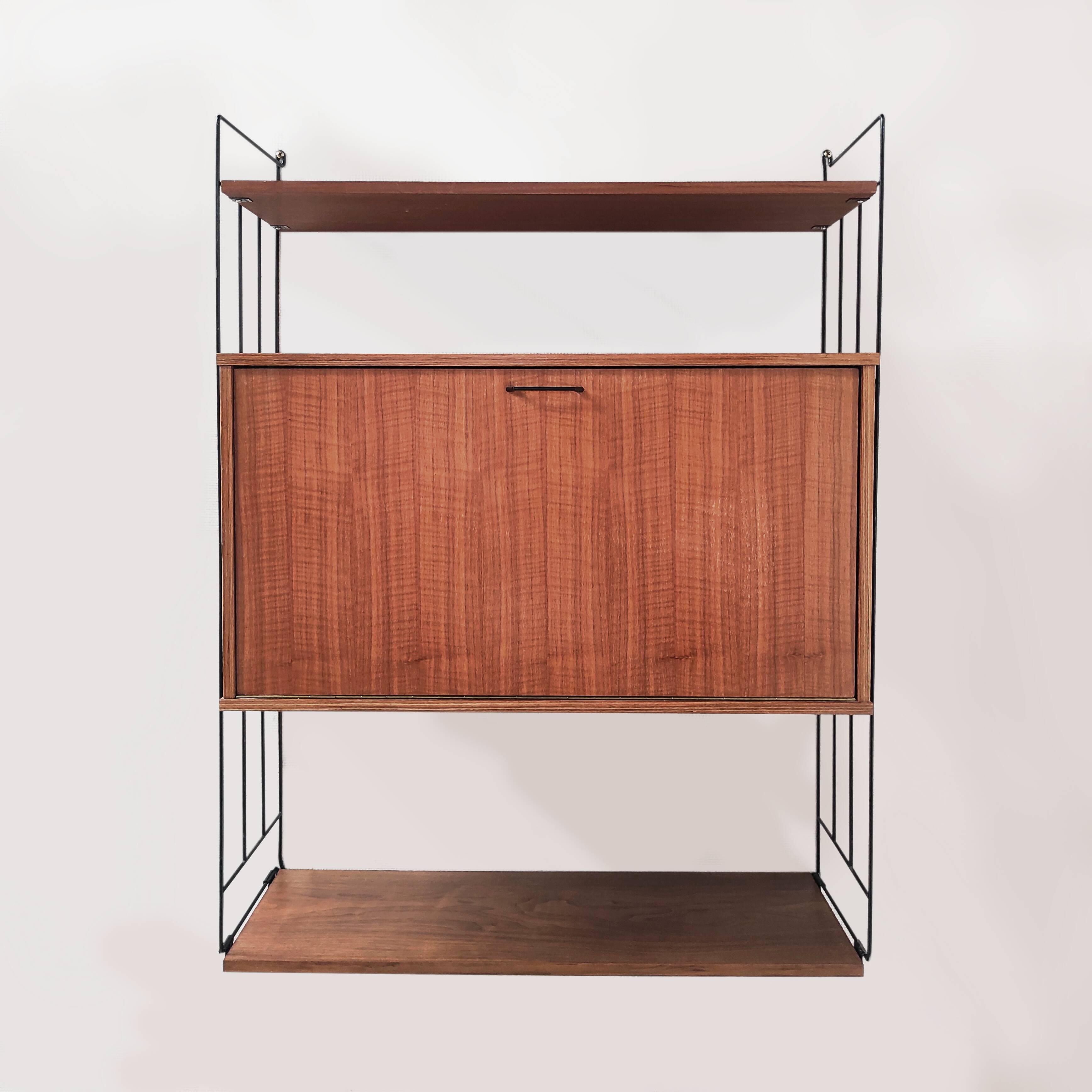 Modular wall shelf, 1960