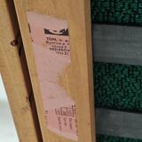 Pair of green-red boomerang armchairs by Antonin Suman for Ton (Thonet) 19