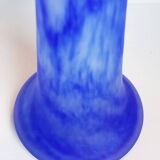 Large soliflore vase in blue glass paste – 1970s.