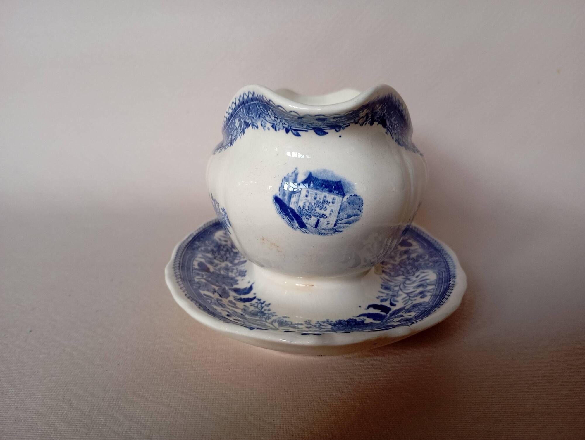Saucière 'Burgenland' bleu Villeroy & Boch Mettlach