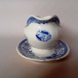 Gravy boat 'Burgenland' blue Villeroy & Boch Mettlach
