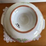 Vintage enameled pottery tureen