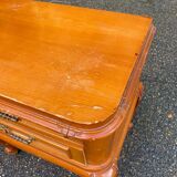 Louis XV bedside table in solid wood from the 20th century