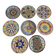 8 handmade ceramic dessert plates J.Arzo