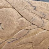 Black and wood art deco sideboard