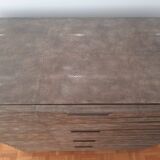 Chest of drawers in genuine shagreen by R&Y Augousti Paris