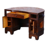 Bureau cubiste tchèque en chêne et noyer, années 1910