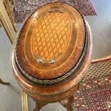 Very beautiful and old wooden marquetry planter, Napoleon III period, mid-19th century.