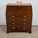 Scribanne chest of drawers in solid mahogany, Georgian period, England – 18th century