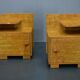 Ensemble de deux tables de chevet Art Déco Tchécoslovaquie, années 1939
