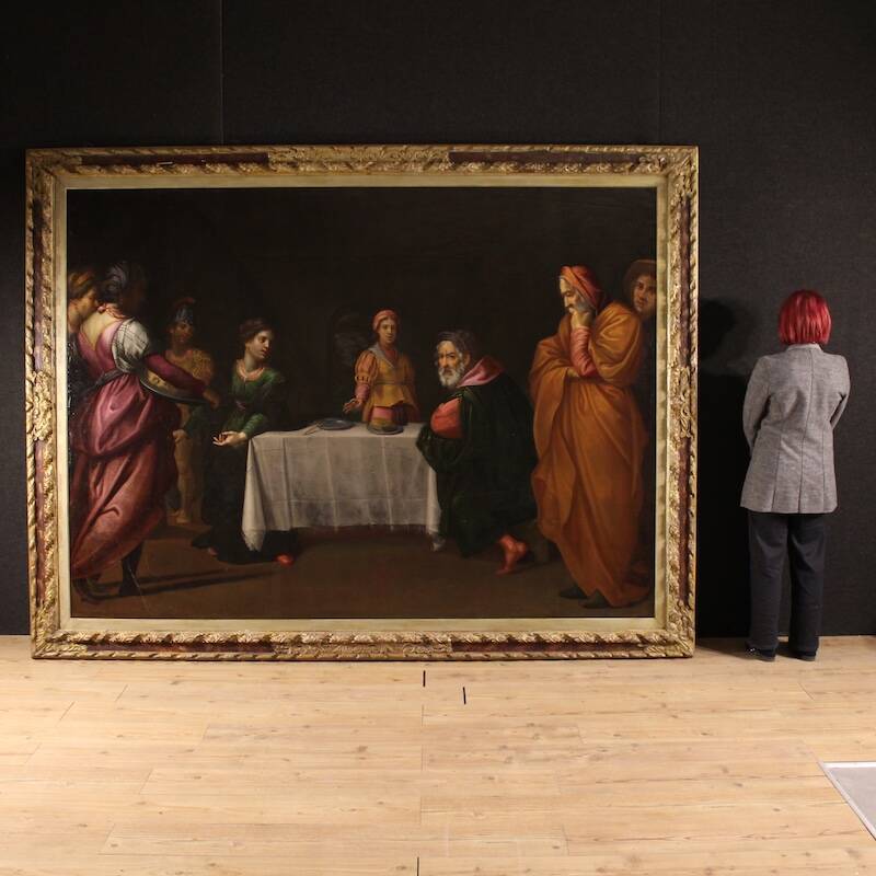 Grande peinture italienne du XVIIe siècle, Le Festin d'Hérode avec Salomé.