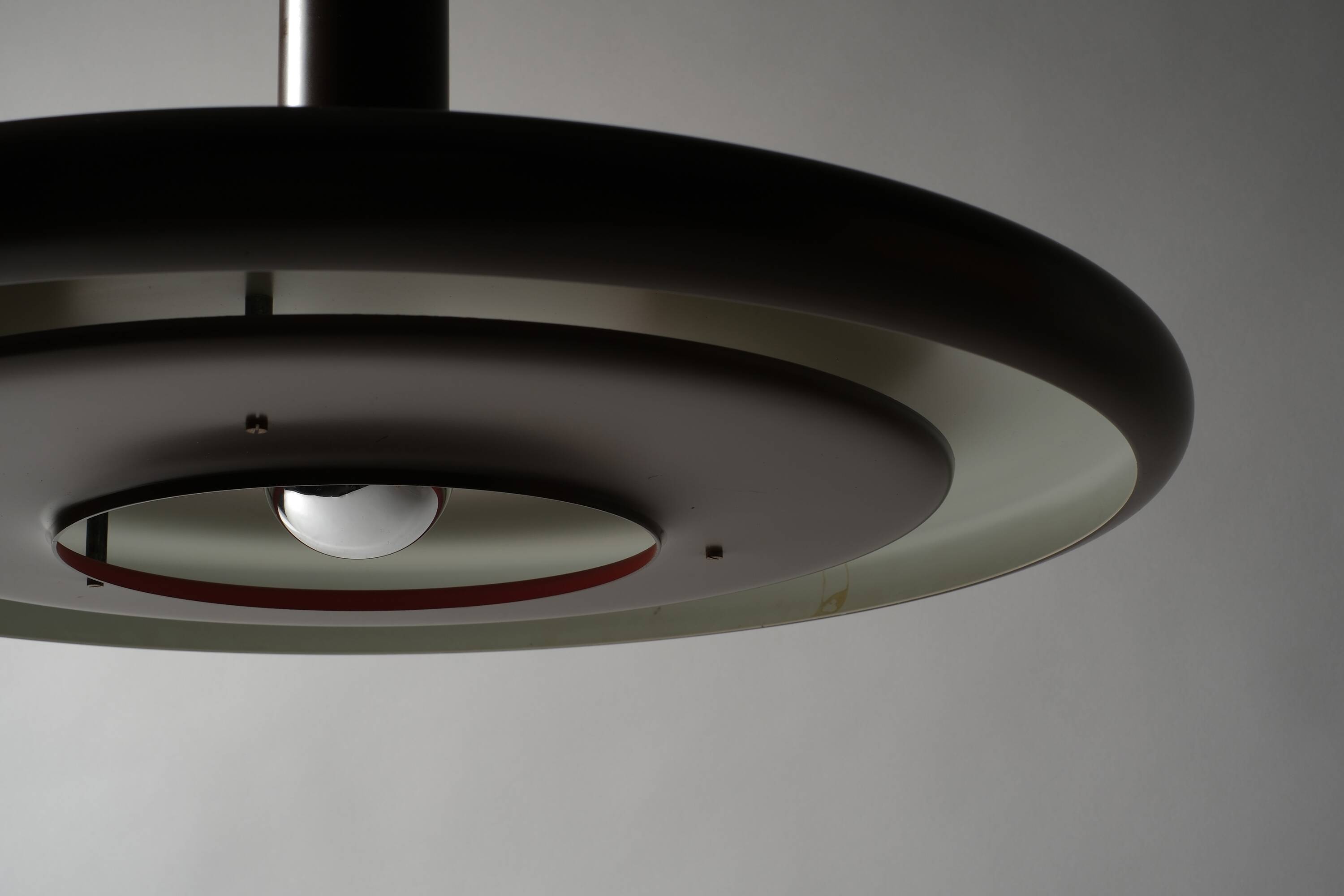 Suspension Fog & Mørup Optima 6 par Hans Due, 1972, design Space Age.
