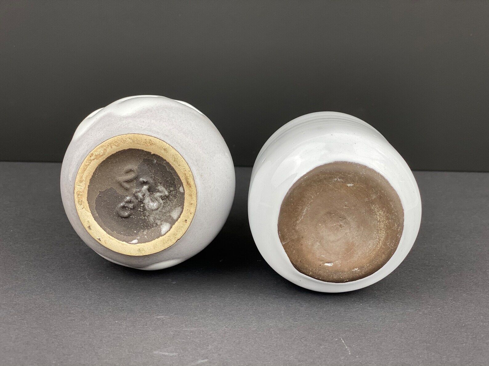 2 vintage mini vases, scheurich, collectable mid century ceramics