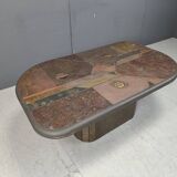 Paul Kingma attributed coffee table, 1980s