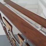 Mid-Century Teak Wardrobe with Hat and Coat Rack, 1960s