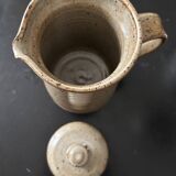stoneware teapot and cups