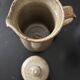 stoneware teapot and cups