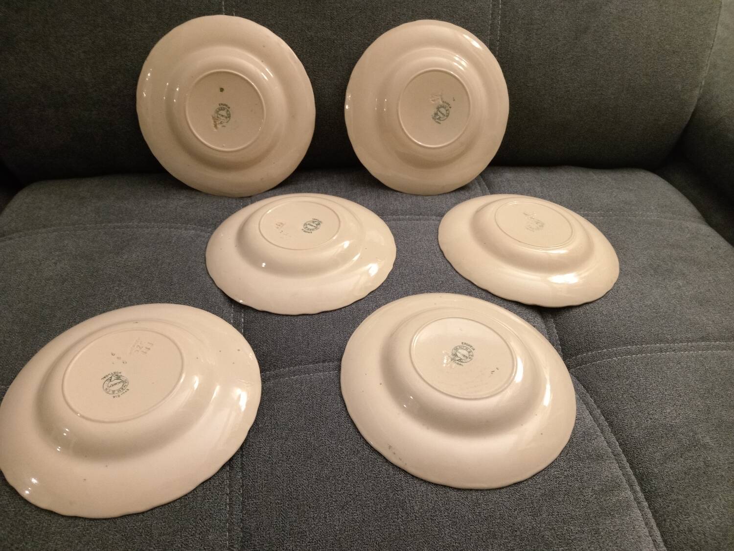 Set of deep plates Sacavem