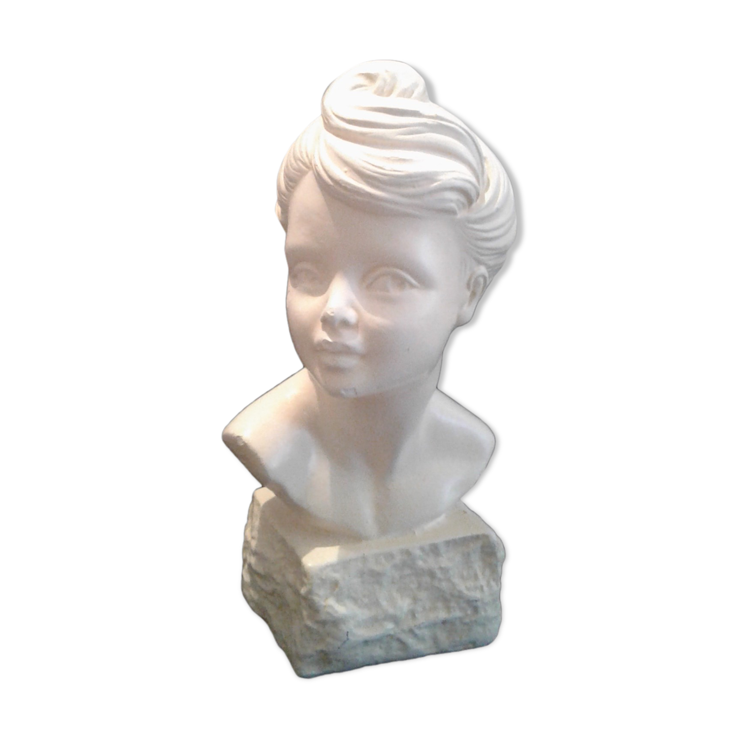 Plaster bust