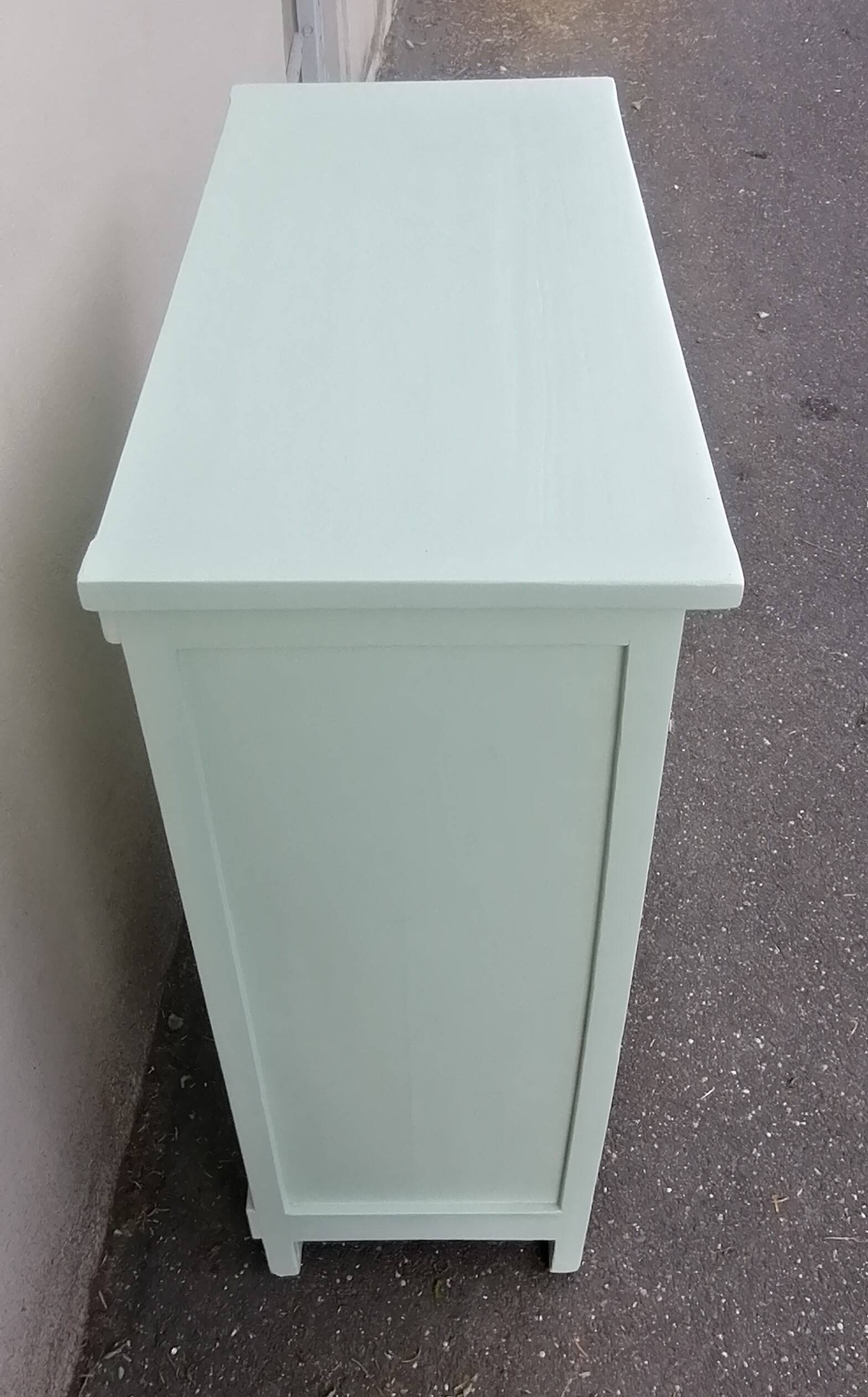 Parisian furniture 1940 water green vintage