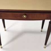 Pair of Beech and Ebonized Walnut Nightstands Attr. to Paolo Buffa, Italy