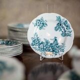 20th Century Anemone Porcelain Set by Johnson Brothers, 1930s, Set of 28