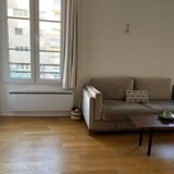 3-seater sofa in beige velvet