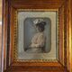 Old silver photograph, portrait, 19th century