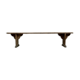 Weathered farm bench