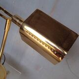 Lampe de bureau liseuse en laiton design vintage ep 1970