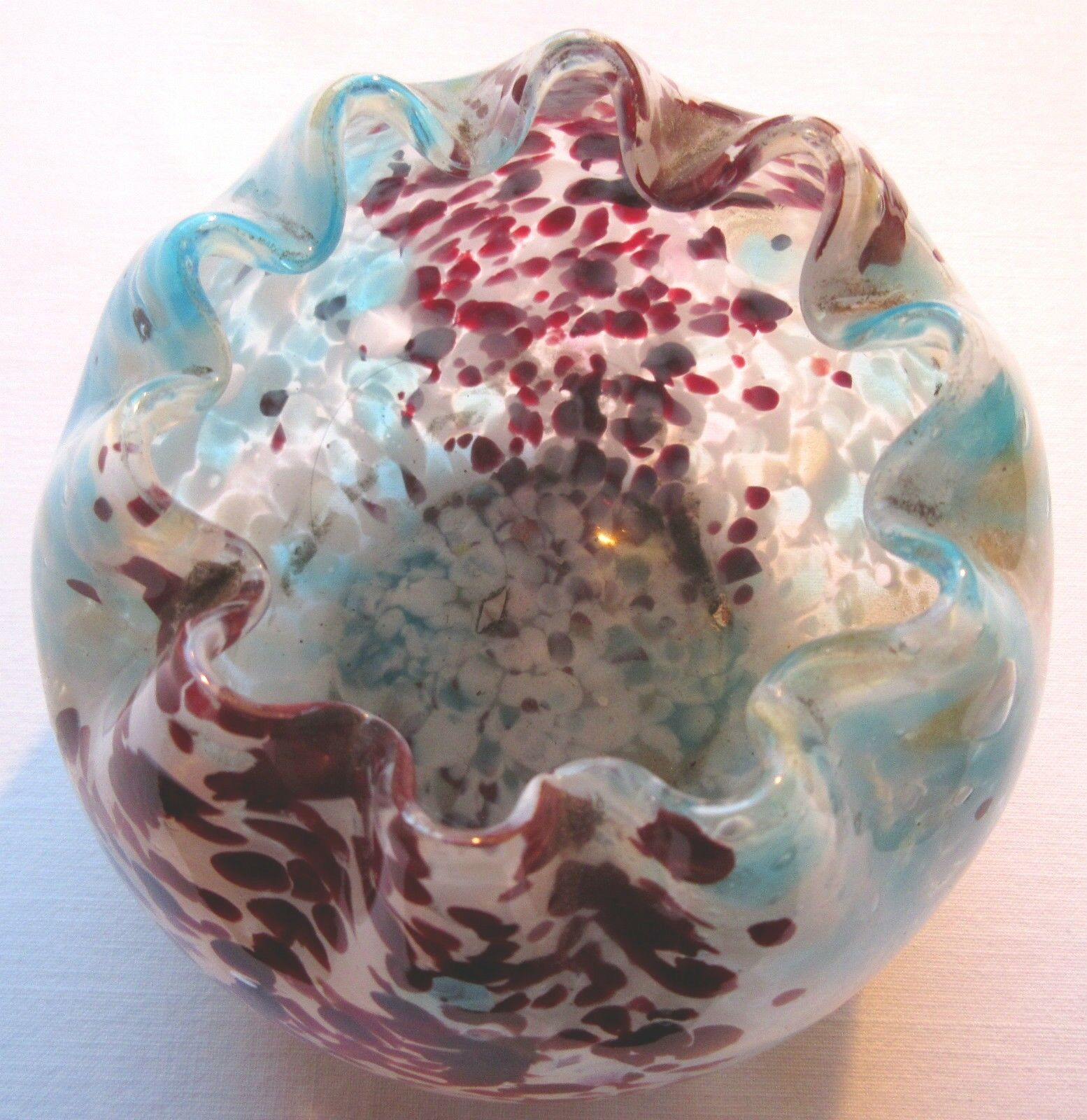 Vase, Clichy "Snow" Legras