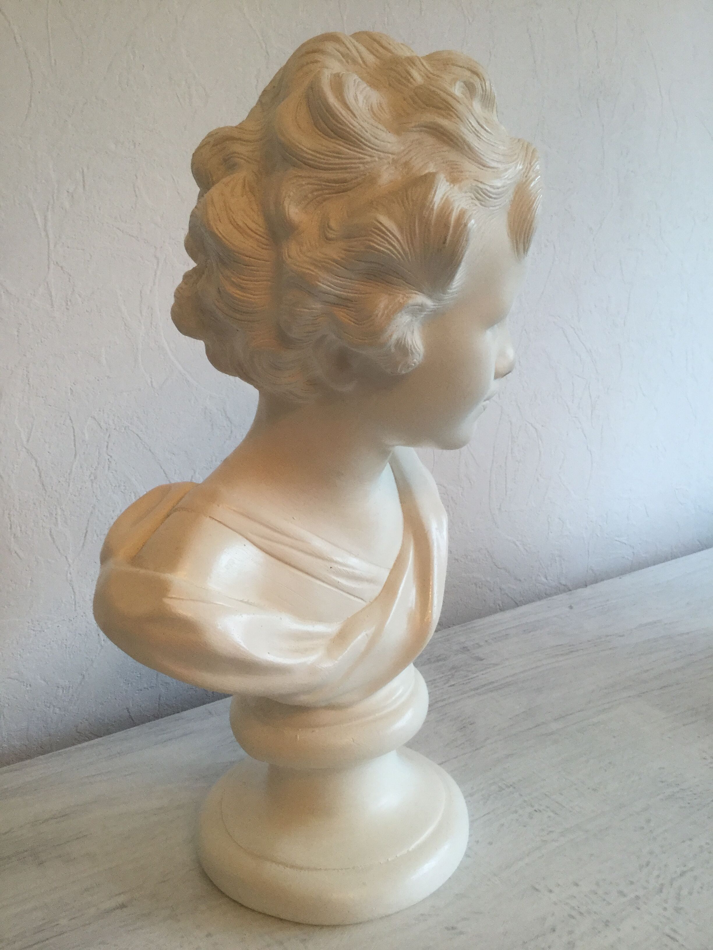 Plaster bust