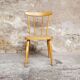 Chair child has bars, renovated beech