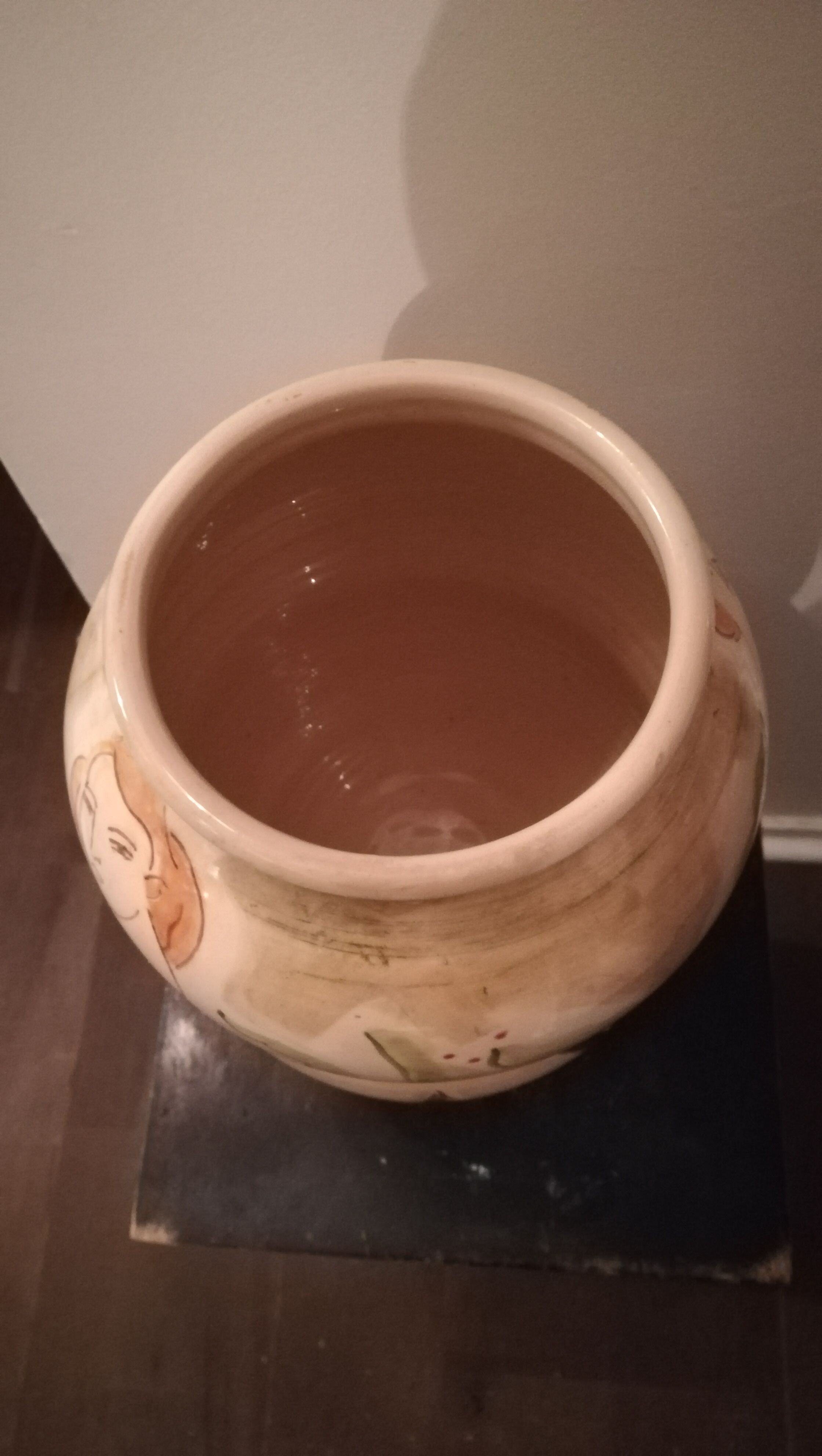 Vase ceramic by Michael kay, signed and dated 2004.