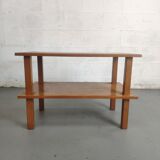 Wooden coffee table with top