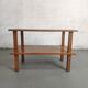 Wooden coffee table with top