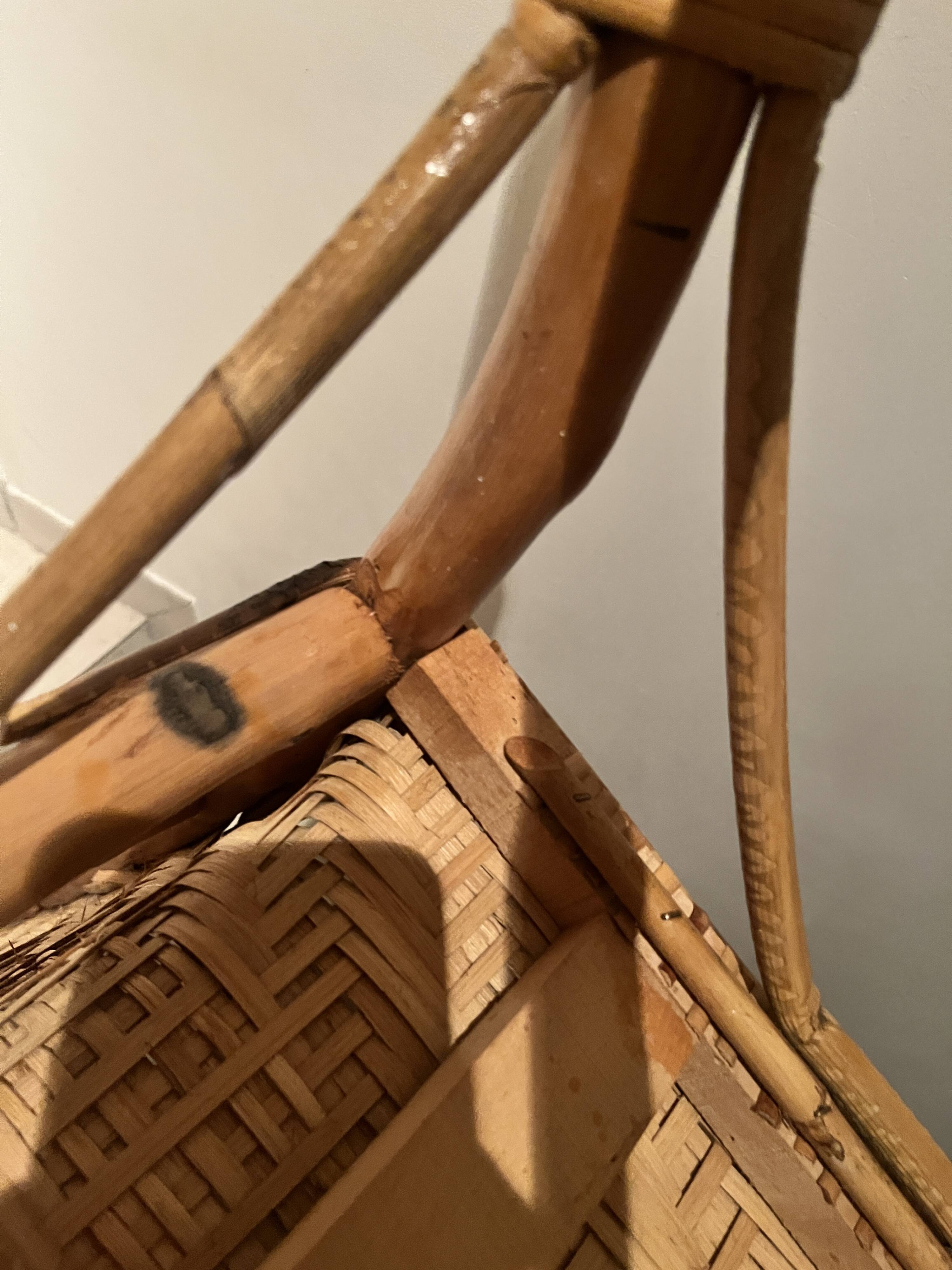 Authentic Parisian Bistro Chair – Maison Drucker/Gatti – Rattan and T