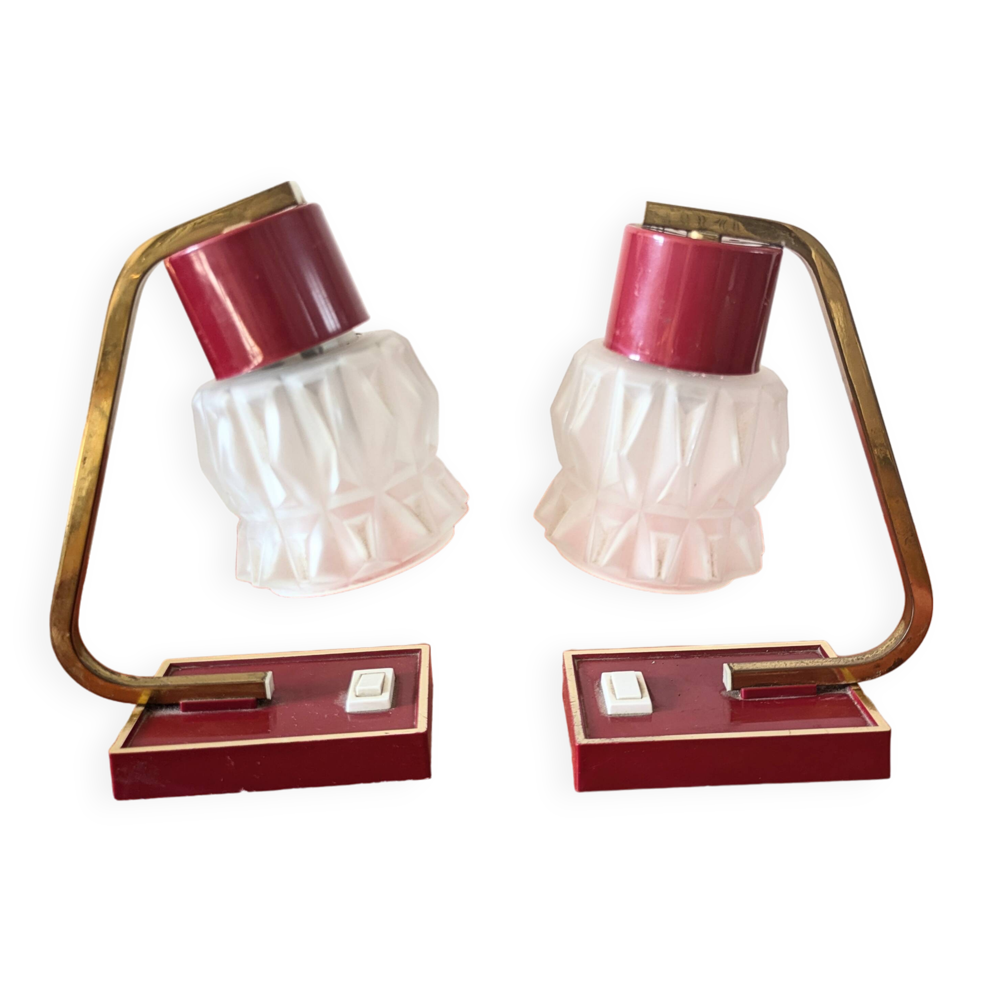 Pair of 50s designer lamps